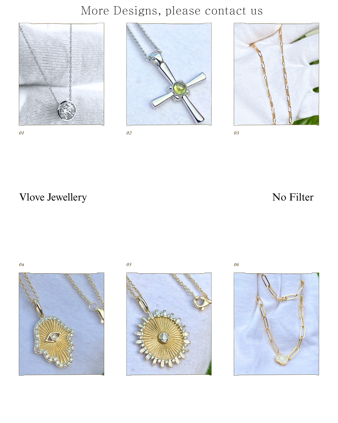 14K Baguette Diamond Clover Necklace | Solid Gold Lucky Charm Pendant | Women's Symbolic Jewelry | VLOVE