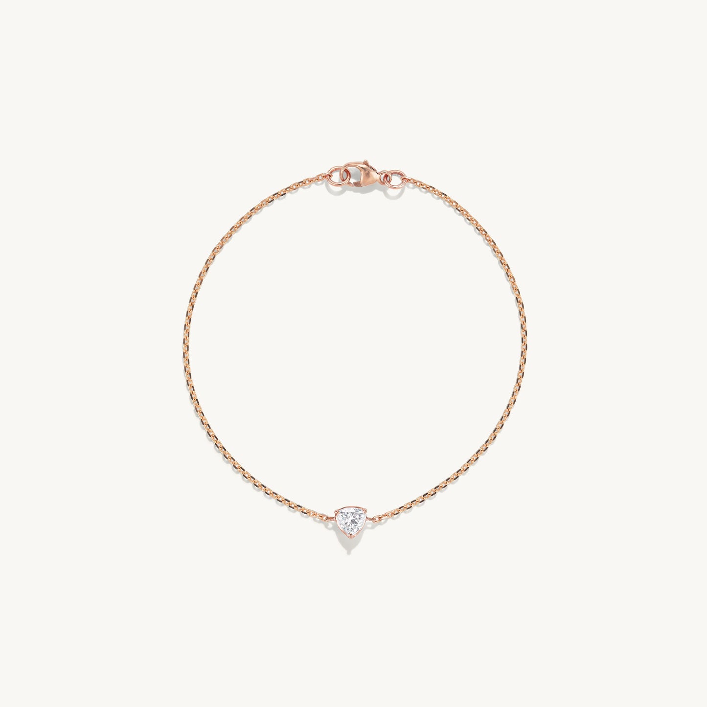14K Gold Delicate Chain Bracelet with Diamond Accent | Minimalist Dainty Jewelry for Women | Everyday Fine Bracelet | VLOVE