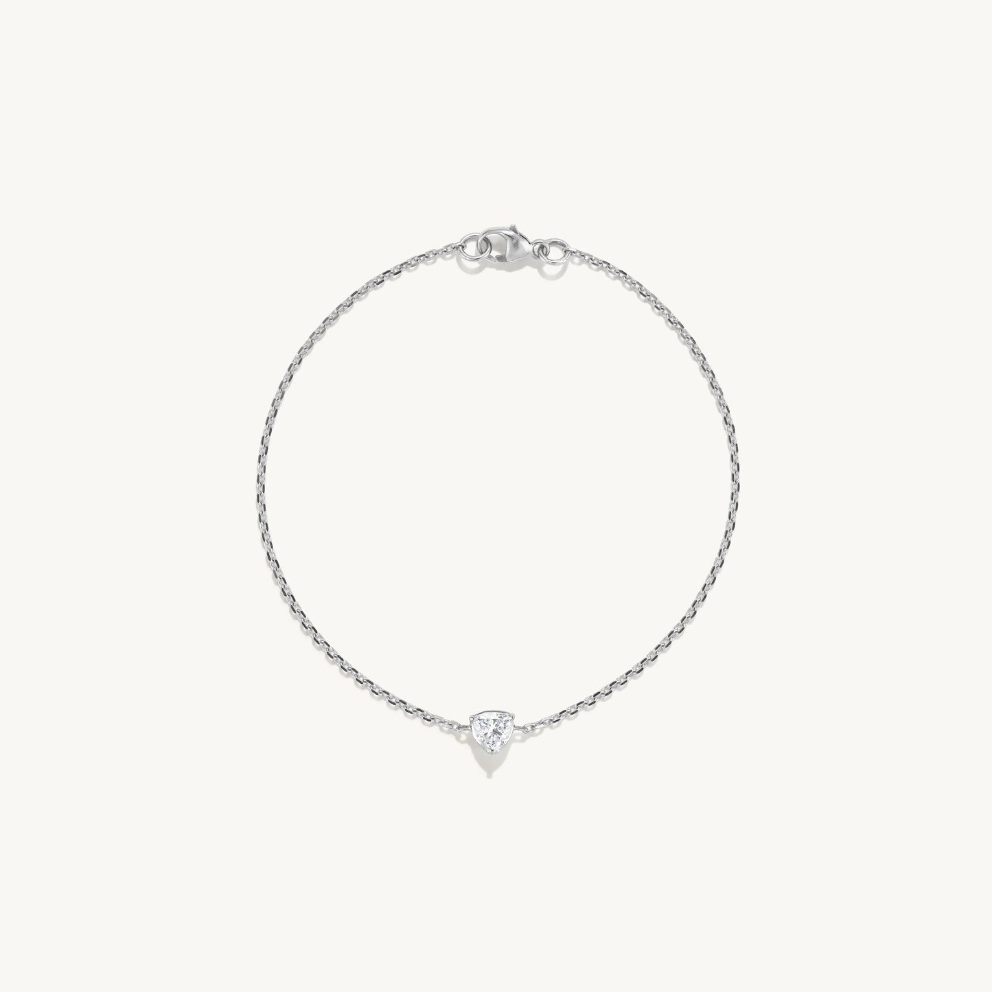 14K Gold Delicate Chain Bracelet with Diamond Accent | Minimalist Dainty Jewelry for Women | Everyday Fine Bracelet | VLOVE
