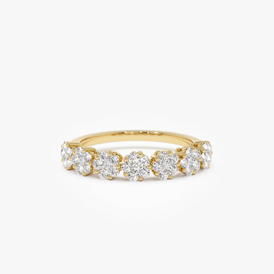 14k 0.50 ctw Illusion Setting Wedding Ring