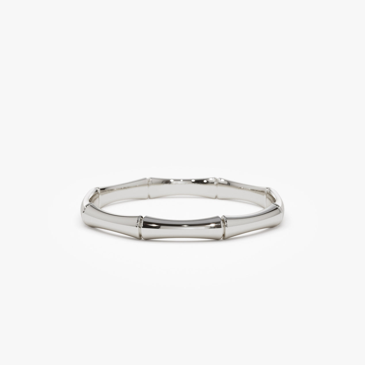 14K Gold Bamboo Ring | Dainty Minimalist Band | Nature Inspired Jewelry for Women
