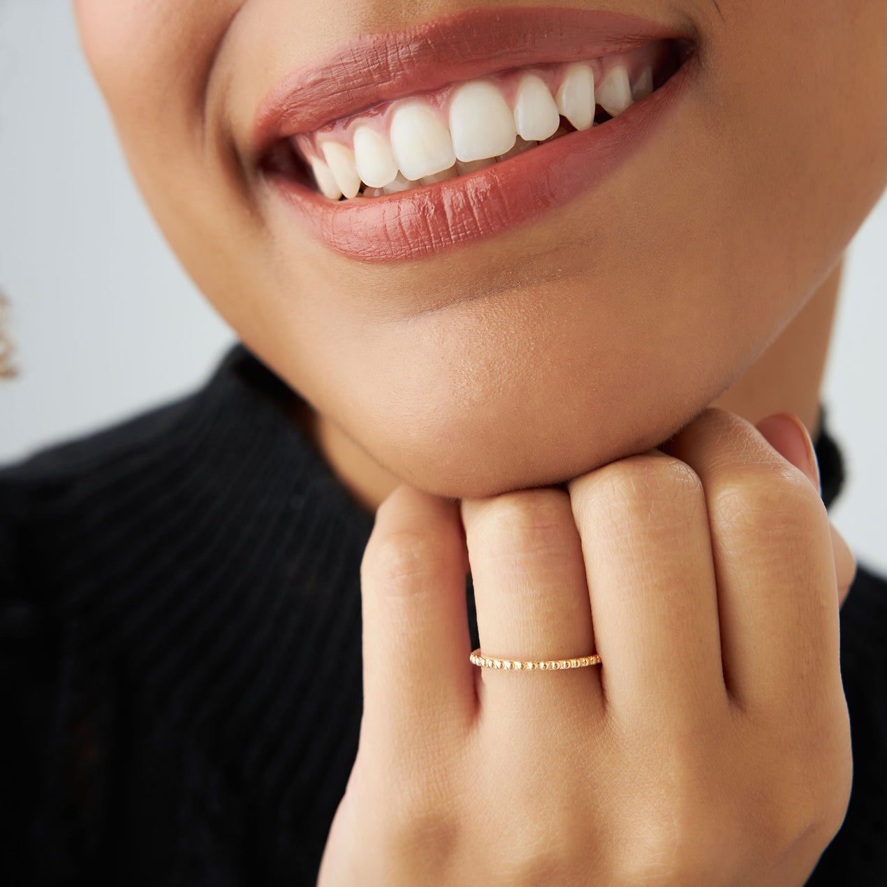 14K Beaded Wedding Band | Milgrain Edge Ring | Vintage Inspired Bridal Jewelry | Comfort Fit