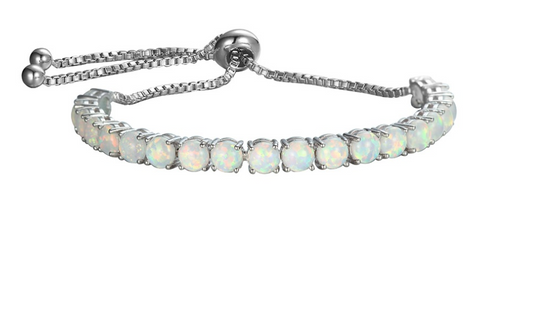 Tennis opal full bracelet