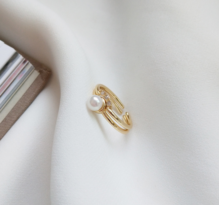 fresh water pearl stackable ring