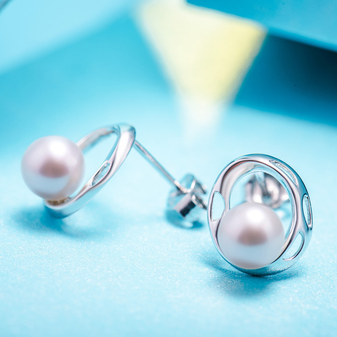 Käfig-Perlen-Ohrring für Damen
