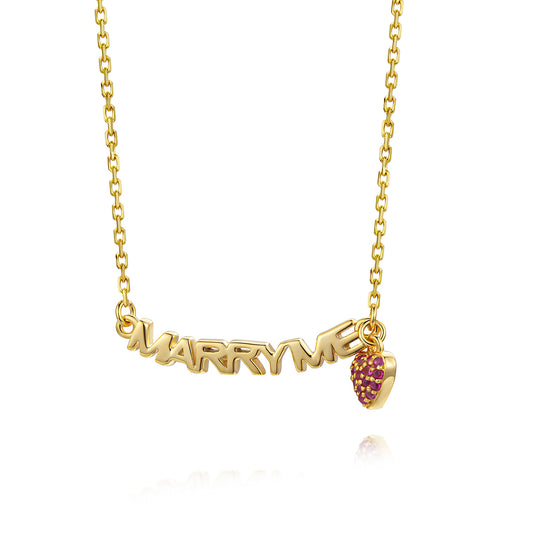 MerryMe-Halskette aus 14-karätigem Gold