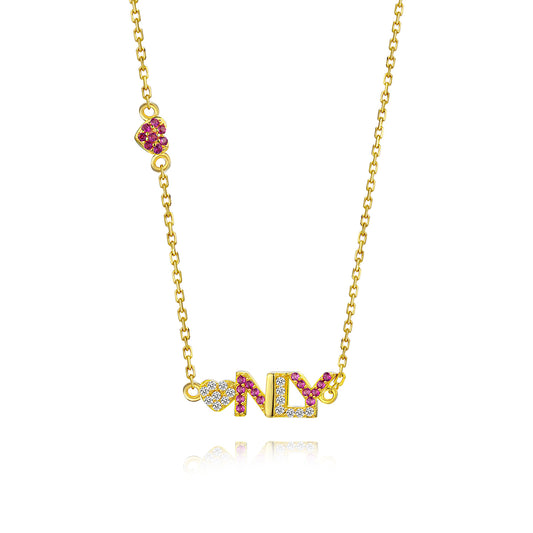 14K Solid Gold OnlyLove Necklace