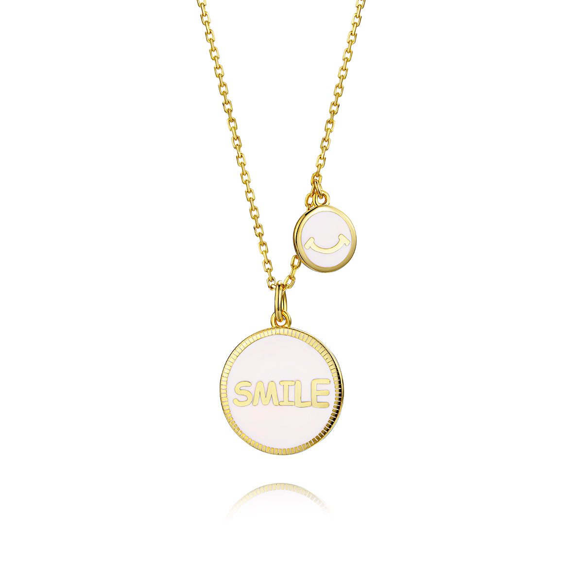 Halskette „Lächeln“ aus 14-karätigem Gold