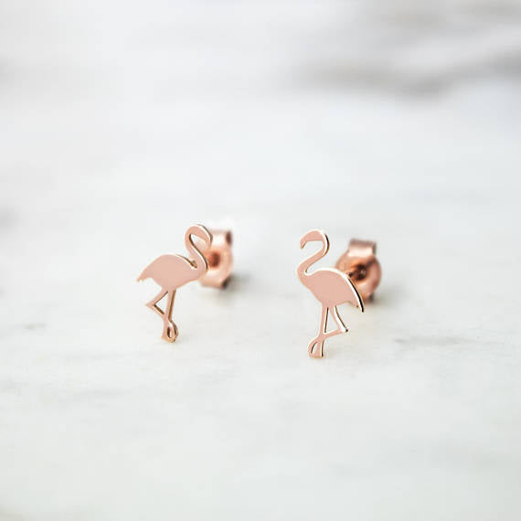 Flamingob Gold Earrings